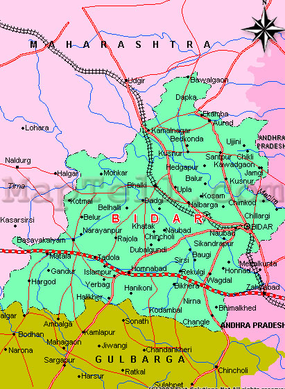 Map to Bhalki